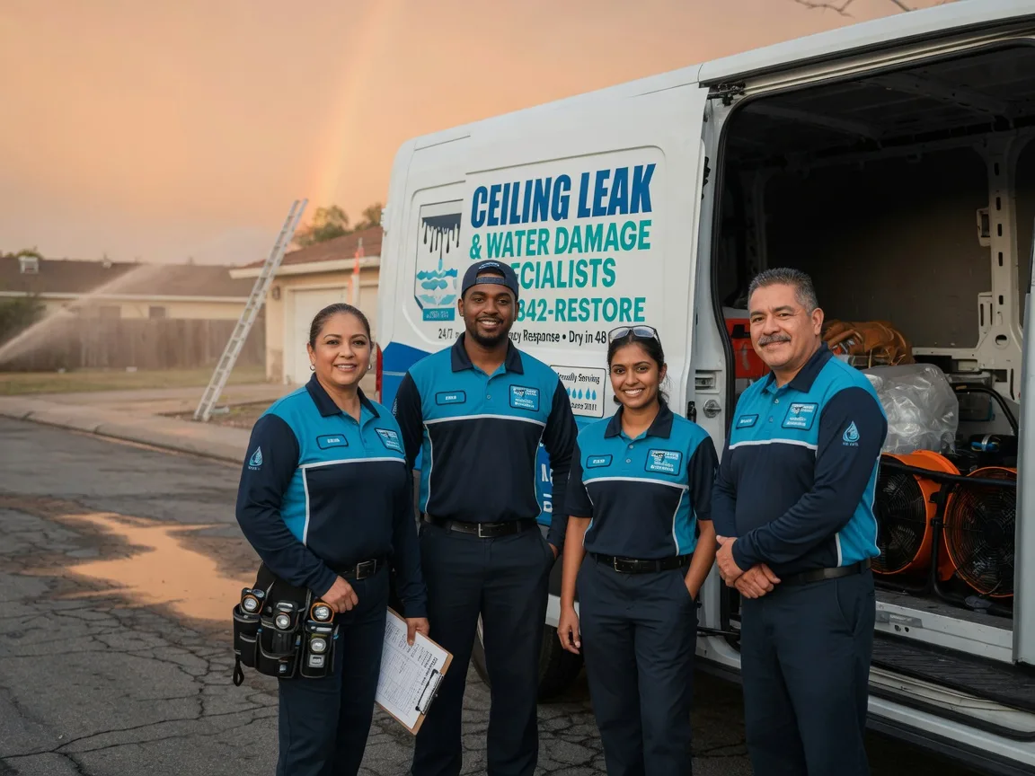 Ceiling Leak Cleanup company in Bell, CA
